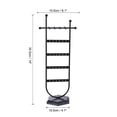 thumbnail image 2 of Jewelry Holder Organizer, Earring Holder Organizer Necklace Holder Display Stands Metal for Photography, Black, 2 of 5
