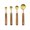 4, variant on Set of 4 Baking Tool Set Stainless Steel Measuring Cups Measuring Spoons Wood Handle Kitchenwares for Baking Cooking