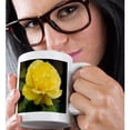 thumbnail image 2 of 3drose, Photograph of a Pale Pastel Yellow Rose with Bright and Showy Petals, 11oz Mug, 2 of 6