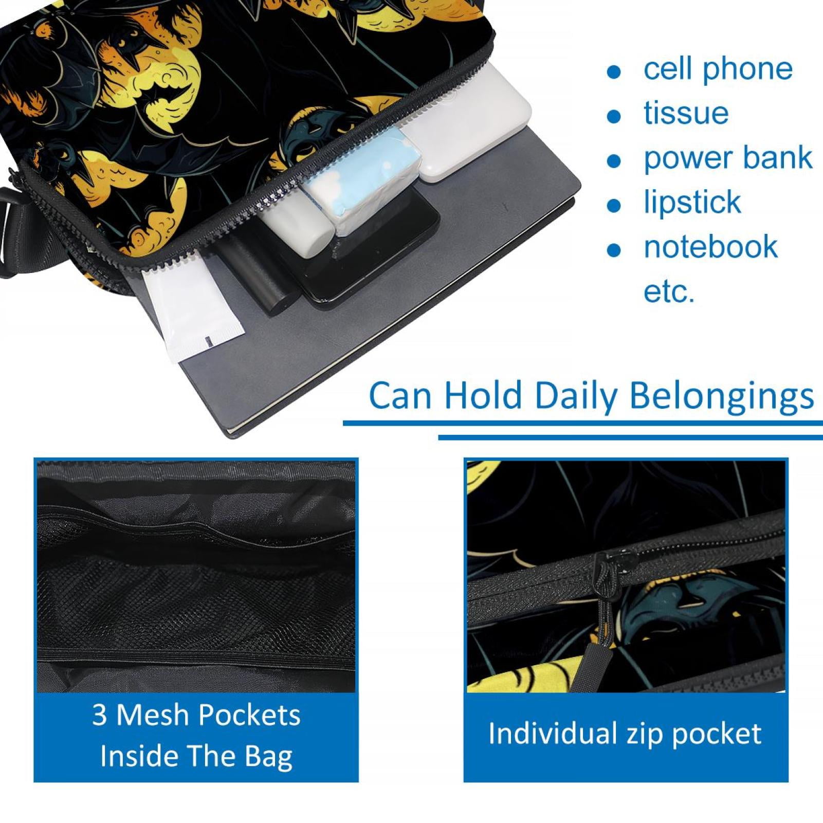 Halloween bats Lightweight Adjustable Waist Pack with Extension Strap - Unisex Running Belt Fanny Pack