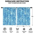 thumbnail image 2 of Blackout Kids Curtains,Blue White Tie Dye Swirl Pattern Childrens Insulated Curtains Set Of 2,Bedroom Essentials,Toddler Room Decor 42"x54", 2 of 5