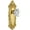 Polished Brass, variant on Grandeur 821163 Grande Victorian Solid Brass Rose Privacy Door Knob Set - Brass