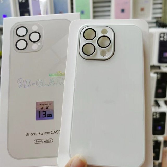 AG-funda de silicona 9D Original para teléfono, carcasa trasera antihuellas para iPhone 14, 13, 12 Pro Max, 11 Pro Max + Plus, con caja de regalo