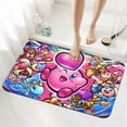 thumbnail image 3 of Kirby Star Allies Poster Diatomaceous Mat Rubber Anti Slip Floor Mat Diatom Mud Doormat Super Absorbent Bath Mat Rug 15.7x23.6in, 3 of 7