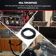 thumbnail image 5 of Funda de cable RED WOLF de alambre trenzado de 3 m a 1,27 cm, color negro, 5 of 7