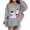 Grey-6, variant on WhouRiu Girls Letter Graphic Pullover Hoodies Kids Autumn Casual Hooded Sweatshirts With Pockets