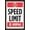Warning Sign 5, variant on New Warning Speed Limit 5 Mph Red Black White Print - 8"x12" Metal Poster, Road Rules Decor for Home Bar Kitchen Coffee Man Cave Garage