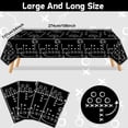 thumbnail image 3 of Football Tablecloths Disposable Football Tablecloth Plastic Football Table Runner Black Football Theme Table Runner For Football Birthday, 3 of 9