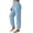 Light Blue, variant on Kezqiaxn Pajama Pants Women Fashion Fleece Elastic Waist Stretch Lounge Pants Winter Pj Pants Womens Clothes 2026 Wine S