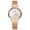 Flower Gold White, variant on GUANQIN Luxury Brand Fashion Vintage Analog Women Stainless Steel Milanese Strap Quartz Waterproof Rhinestone Casual Wrist Watch Sapphire Mirror