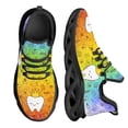 thumbnail image 1 of Zapatos planos con estampado divertido de dientes de dentista para mujer, zapatillas azules con cordones, calzado transpirable de verano para adolescentes., 1 of 6