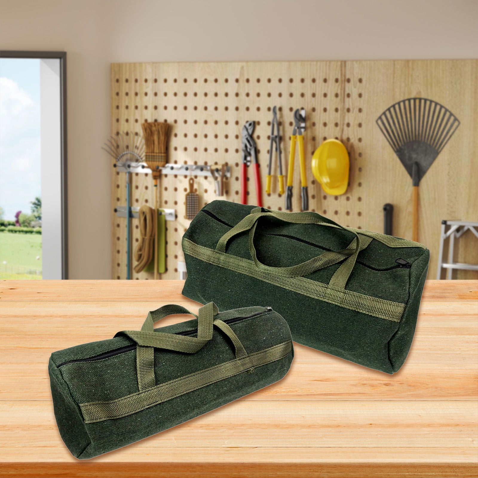 BELOWSYALER Tool Storage Bag Heavy Duty Tool Bag with Handle Large Capacity Tool Organizers Hand Tool Storage Carry Bag