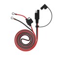 thumbnail image 3 of kusrkot SAE Harness Wire Lug Cable Cord Adaptor 10A Fused 1.4M Convenient with Dust, 3 of 9