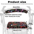 thumbnail image 3 of COEQINE Mushroom Rollator Seat Back Cover Universal Rollator Walker Seat and Backrest Covers Universal Soft Rollator Accessories Walker Seat Set 2 Pack Covers for Ladies, 3 of 7