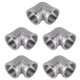 thumbnail image 1 of Adaptador de tubo de codo, 5 piezas de accesorios de tubería de conector de codo de acero inoxidable 304 de durabilidad extendida, 1 of 8