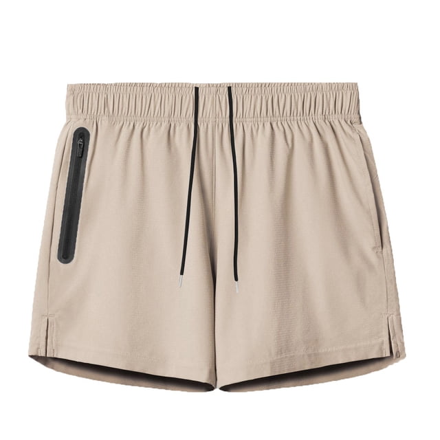 Dagugfen Mens Shorts Elastic Waist Drawstring Side Split Loose Lightweight Workout Athletic Shorts Fashion