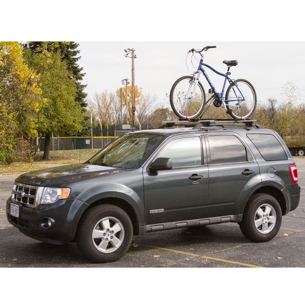 Roof Bicycle Rack for Car, Frame Mount, 25 lb Cap, 1 Bike, Elevate Outdoor