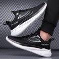 thumbnail image 6 of Men's Gradient Color Lightweight Running Shoes, Breathable Mesh Athletic Sneakers, 6 of 9