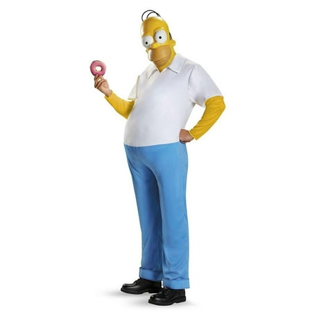 The Simpsons Homer Deluxe Adult Costume Medium 38-40