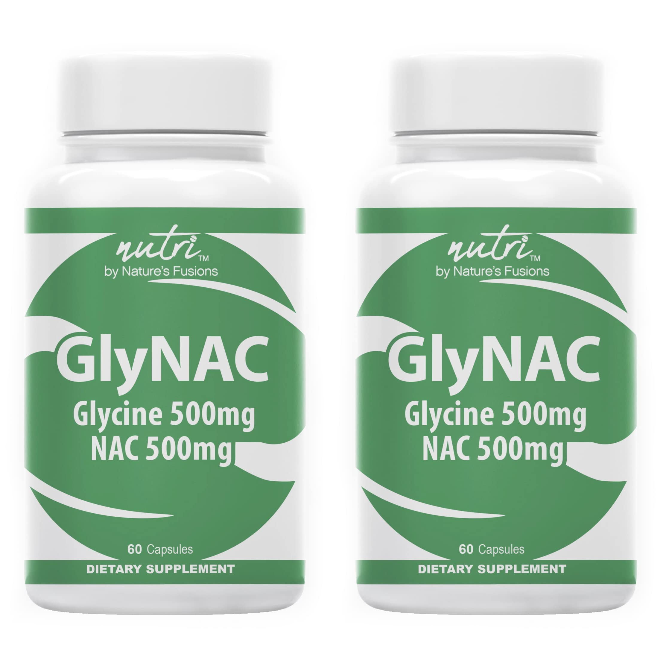 Suplemento GlyNAC NAC Anti Aging & Antioxidant Boost, 2 Pack, 1000mg