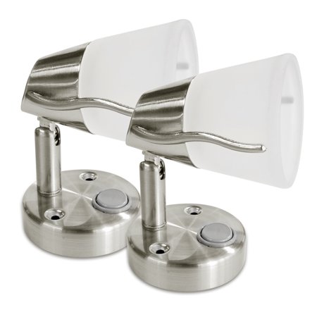 Dream Lighting LED 12V Frosted Glass Swivel Wall Reading ... on Led Interior Wall Sconces id=77998