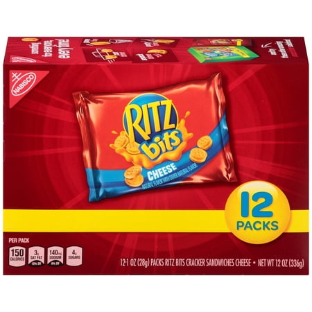 Ritz Bits Cheese Cracker Sandwiches, 1 Oz., 12 (Best Toasted Cheese Sandwich)