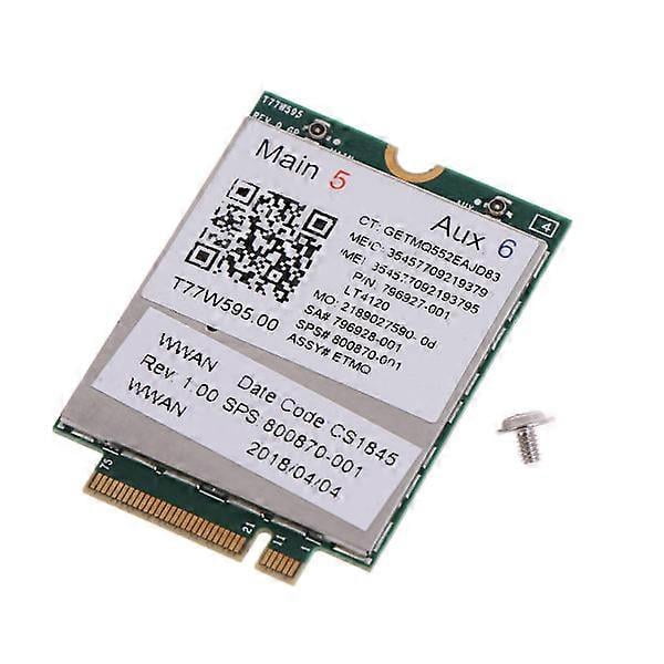 lt4120 X5 LTE T77W595 796928-001 4G WWAN M.2 150Mbps LTE Modem for HP Elite x2 840 850 G3 640 650 645 G2