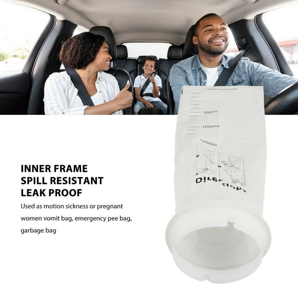 30 Bolsas Para Vómito - Antiolor Y De Alta Capacidad Para Viajes