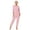Pink, variant on Womens Elderly Adaptive Anti-Strip Jumpsuit Loose Fit Nursing Rompers for Dementia Special Needs and Disabilities Pink XXL