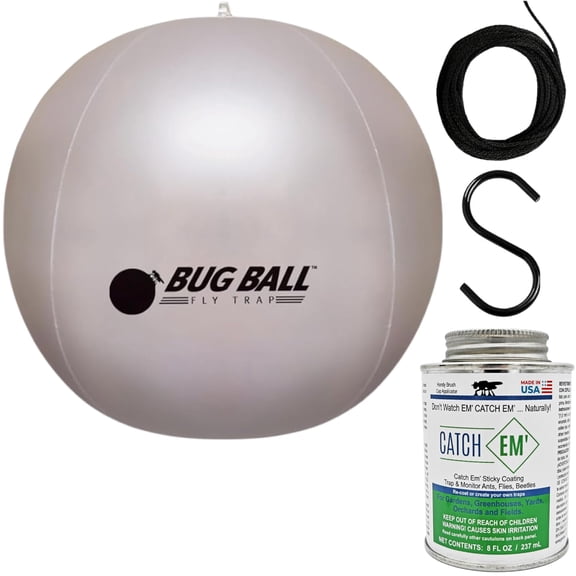 Bug Ball Mosquito Ball Starter Kit - Biting Fly and Insect Trap, Pack of 2