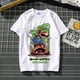 thumbnail image 1 of Camiseta de cuello redondo de Super Mario Bros para niños, camiseta de poliéster suave y linda, camiseta divertida, diferentes estilos, tazón y niños, regalo de cumpleaños, tamaño relajado zhangmengya LED, 1 of 2