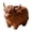 Brown, variant on Tuscom Cute Cow Planter Resin Small Flower Pot Yak Shaped Plant Container for Desk Home Office Decor Farmhouse Cactus Pot