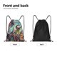 thumbnail image 5 of Bolsa con cordón clásica de Rick y Morty, plegable, para deportes, fitness, unisex, bolsa de viaje para deportes de playa, pequeña, 5 of 8