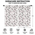 thumbnail image 2 of Blackout Kids Curtains,Cow and Strawberry White Pattern Children's Insulated Curtains Set Of 2,Bedroom Essentials,Toddler Room Decor 52"x84", 2 of 5