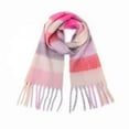 thumbnail image 2 of Unisex Long Winter Scarf with Tassel Detail Thick Thermal Shawl for Cold Weather Protection, 2 of 3
