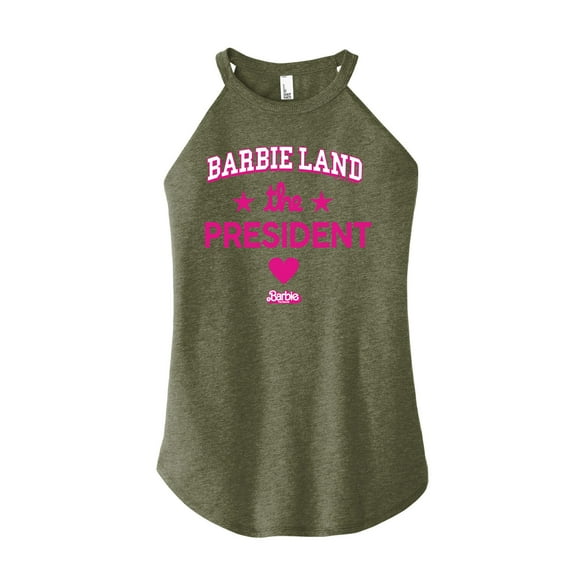 Barbie - Barbie Land President - Juniors High Neck Tank Top