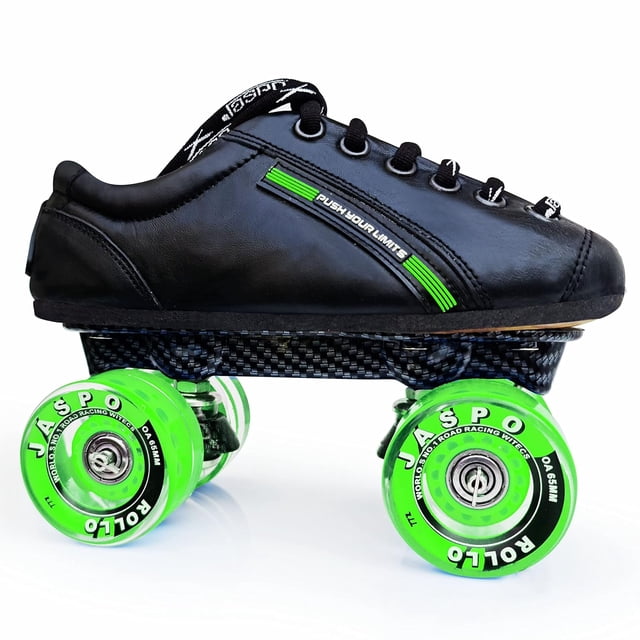Jaspo Pro Hyper Furious High Speed Quad Shoe Skates For Professional And Intermediate Users. Fitted With Abec9 And 65mm Shr Pu Wheels For All Age Groups Boys Girls