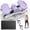 Purple, variant on Leumius Rock Stepper for Exercise,Side-to-Side Stepper Machine with Resistance Bands & Digital Display,Foldable Mini Stepper for Home Workout,Purple