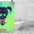 thumbnail image 6 of Harley Quinn Logo Shower Curtain Bathroom Decor Polyester Waterproof Bath Curtains With Hooks 60x72 Inches, 6 of 8