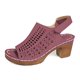 thumbnail image 5 of WILLBEST Sandalias Playa De Moda Para Mujer, Con Punta Abierta Y Tacón Alto, Para Salidas Informales, Vacaciones En La Playa Y Citas Nocturnas, Con Cierre Ajustable De Velcro., 5 of 6