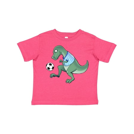 

Inktastic Soccer Dinosaur Gift Toddler Boy or Toddler Girl T-Shirt