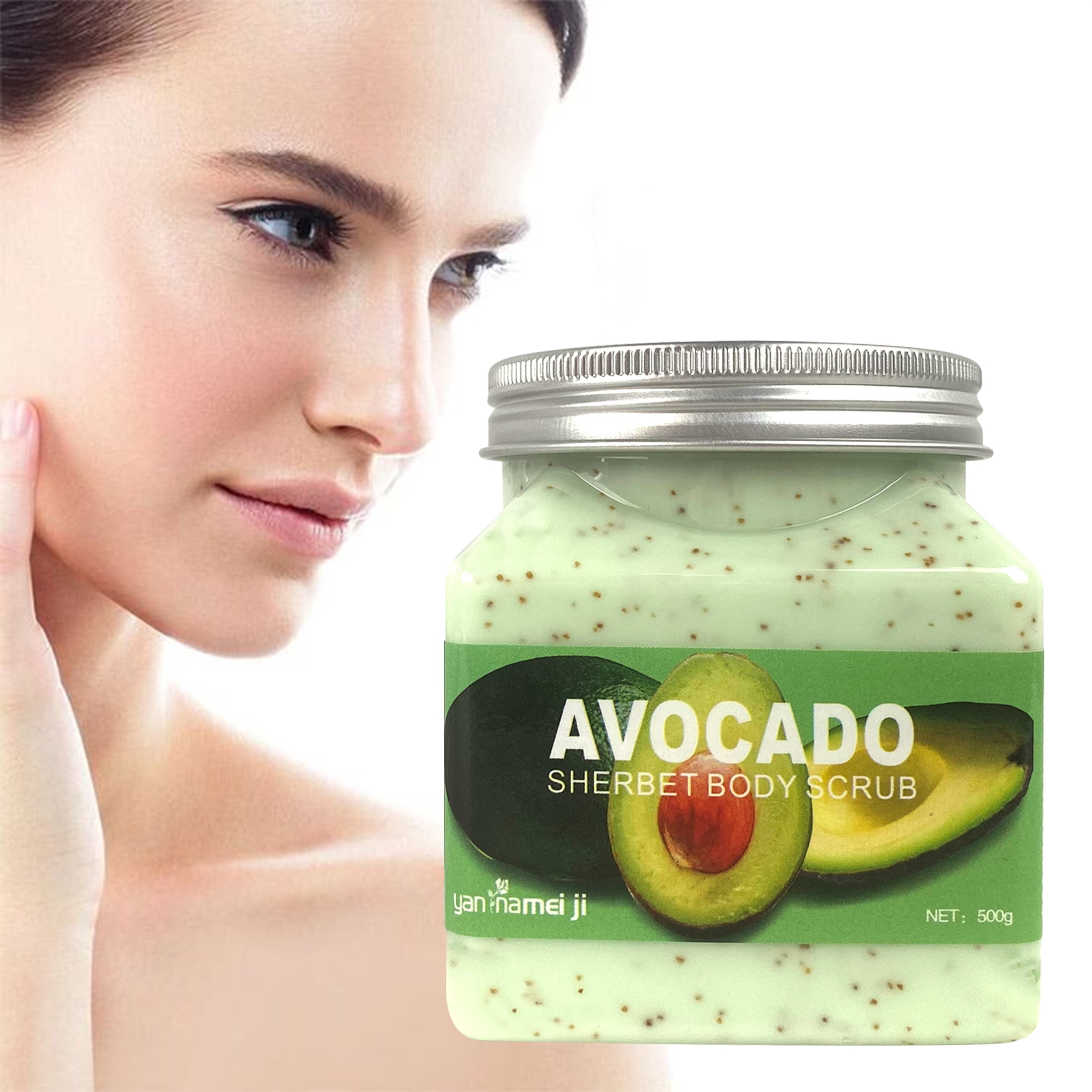 Avocado Body Scrub Natural Organic Exfoliantes Face Scrubs Deep Cleanse