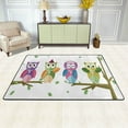 thumbnail image 6 of ZICANCN Owls Music Drawing Area Rugs Doormat , Facecloth Non-Slip Floor Mat Rug for Living Room Kitchen Sink Area Indoor Outdoor Entrance 72"x48", 6 of 9