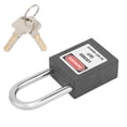 thumbnail image 4 of Candado de acero, candados de seguridad de 1,5 pulgadas Cerradura de seguridad de acero Cerradura de seguridad impulsada por rendimiento, 4 of 8