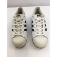 thumbnail image 2 of Adidas Shoes Men's 6 Women's 7.5 Superstar White Black Stripe Tree Foil Sneakers, 2 of 6