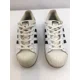 thumbnail image 2 of Ad-id-as Shoes Men's 6 Women's 7.5 Superstar White Black Stripe Tree Foil Sneakers, 2 of 6