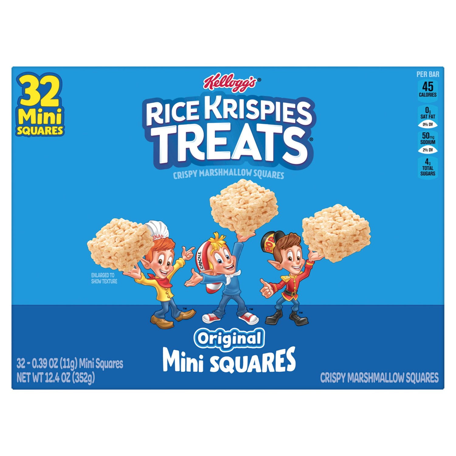 Kellogg's Rice Krispies Treats Mini Squares, Original with