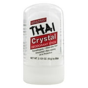 Thai Deodorant Stone - Thai Natural Crystal Deodorant Push-Up Stick - 2.125 oz.