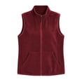 thumbnail image 7 of Enjoytime Fleece Vest for Women Stand Collar Sleeveless Zip Up Gilet Plus Size Lightweight Casual Warm Jacket with Pockets, 7 of 7