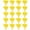 Yellow, variant on 20pcs 6.5cm Plastic Small Funnel for Liquid and Essential Oil Lab Use
